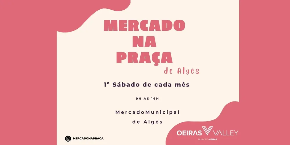 Mercado na Praça de Algés